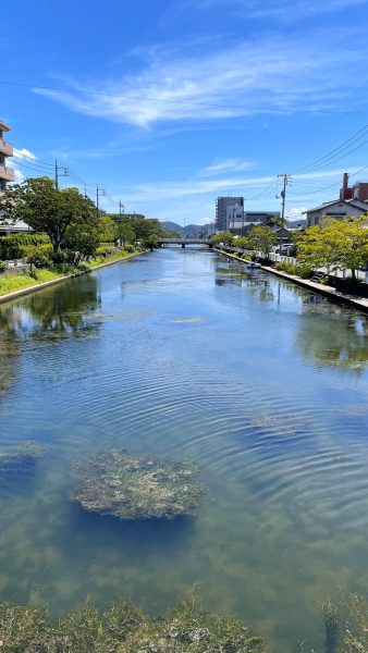 松浦造園　松江　川　風景