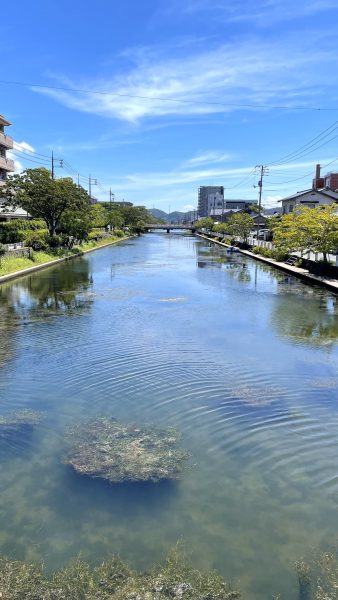 松浦造園　松江　川　風景